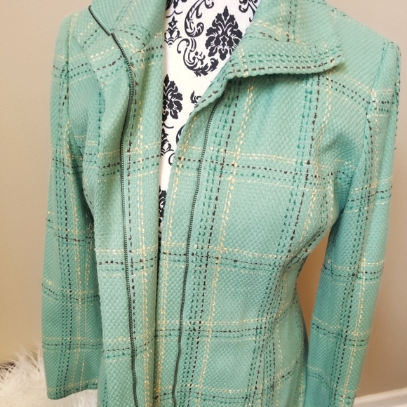 ANNE KLEIN A LINE DRESS COAT - Picture 3 of 11